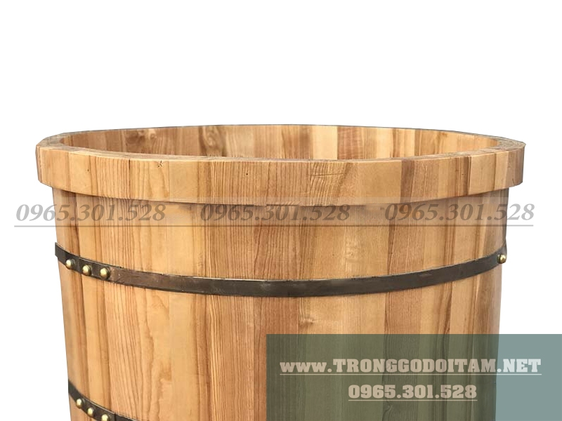 bán bồn tắm gỗ tròn ngâm thuốc