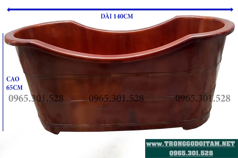 bồn tắm gỗ giả cổ gỗ pơ mu