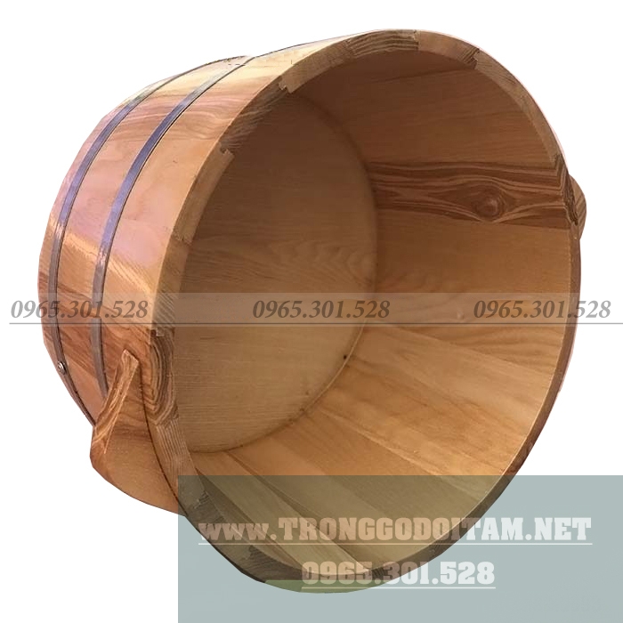 bồn gỗ ngâm chân bằng gỗ sồi