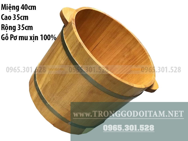chậu ngâm chân bằng gỗ giá rẻ