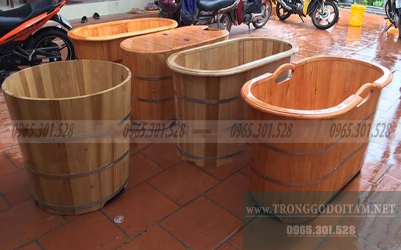 các mẫu bồn tắm gỗ đẹp