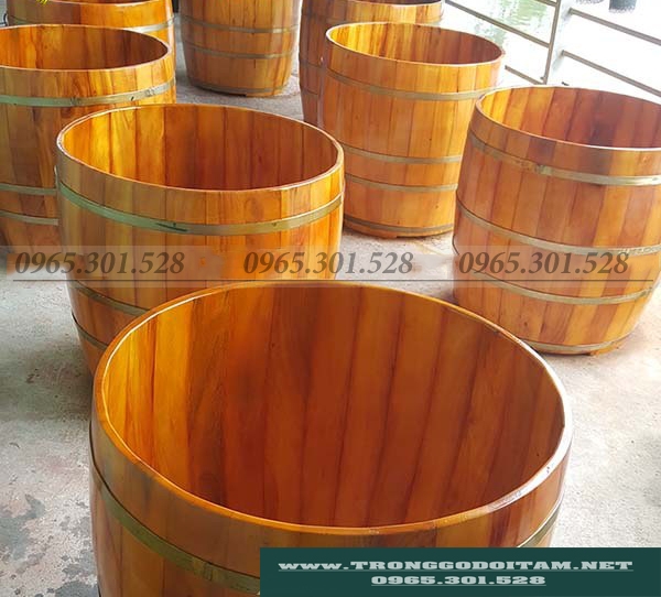 bán bồn tắm bằng gỗ mít tại hà nội