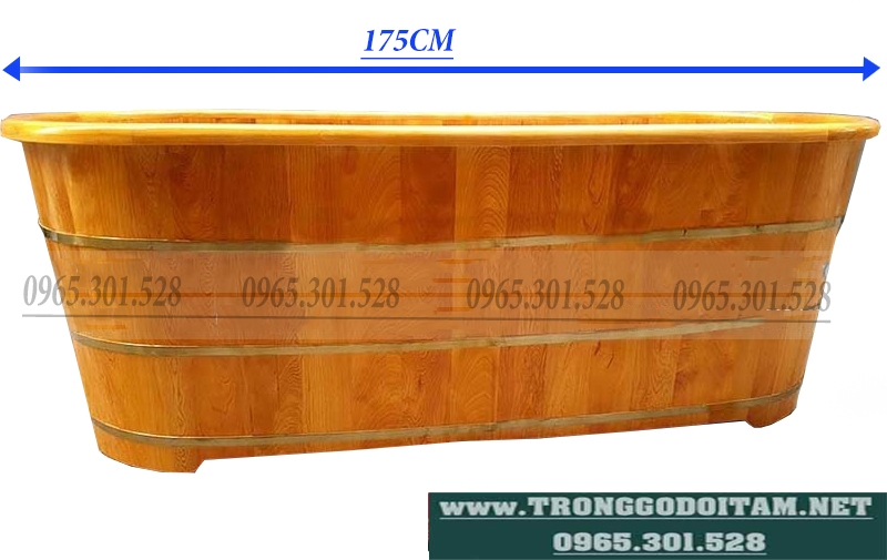 Bán bồn tắm gỗ nằm Oval, bánbồn tắm gỗ tại hà nôi