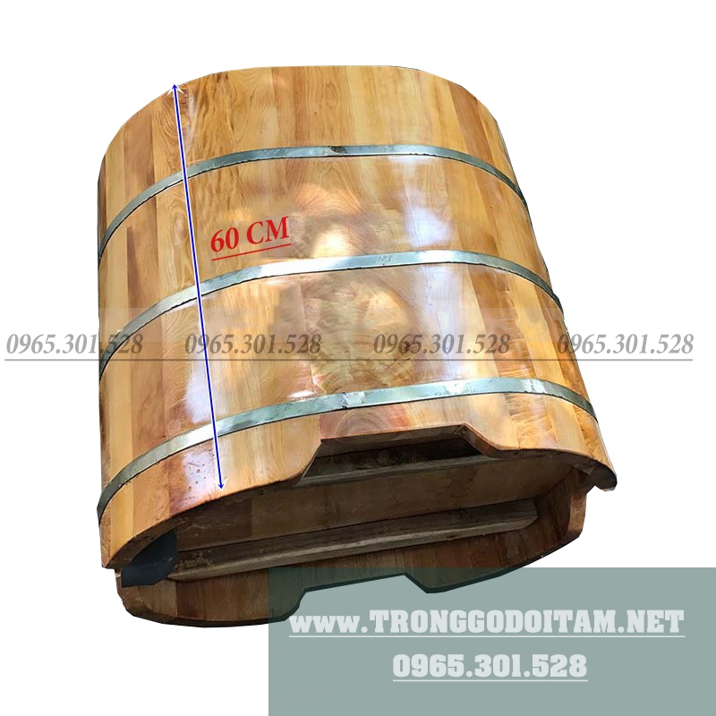 bồn tắm gỗ loại nhỏ gỗ pơ mu