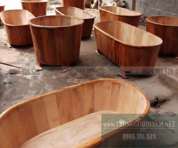 bán bồn tắm gỗ ngọc am
