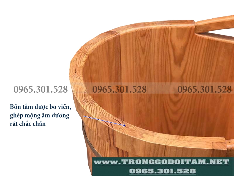 bồn ngâm thuốc. bồn tắm gỗ ngâm người