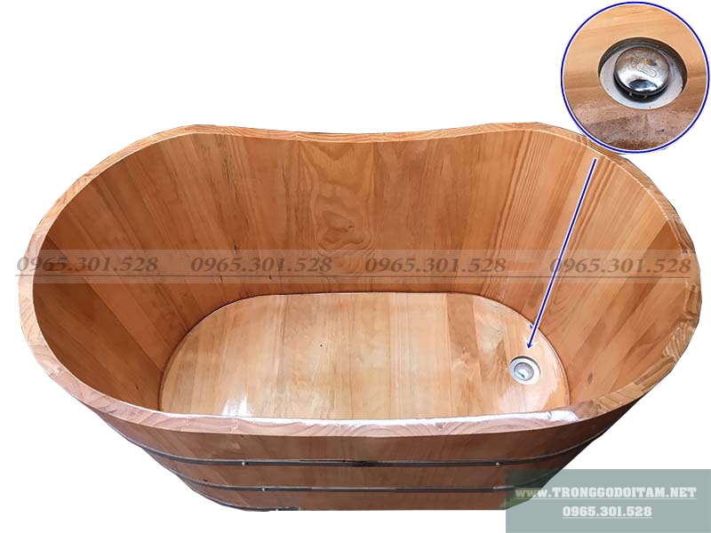 bồn tắm gỗ thanh lý ngâm thảo dược
