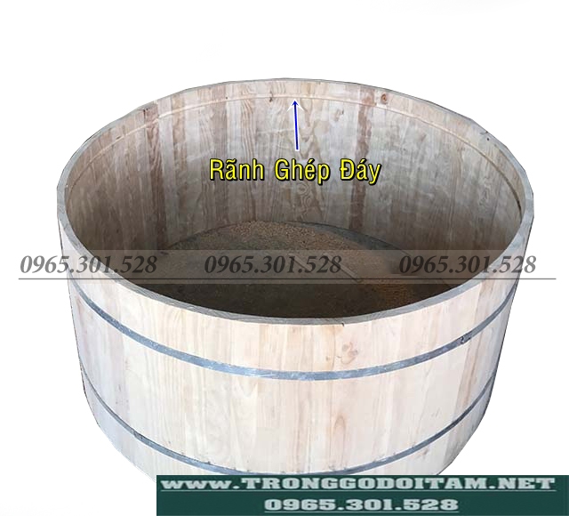 bồn tắm gỗ thông