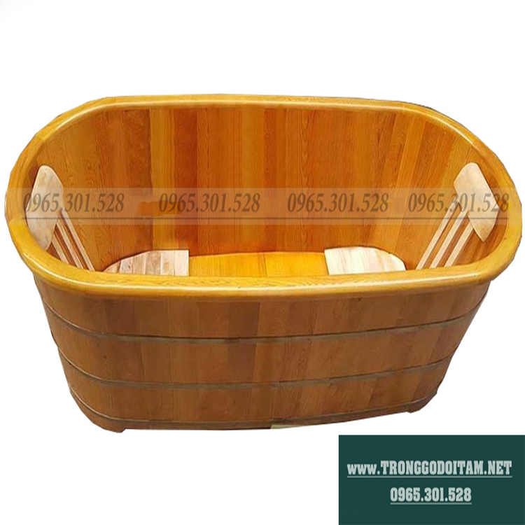 BỒN TẮM GỖ 2 NGƯỜI GỖ PƠ MU