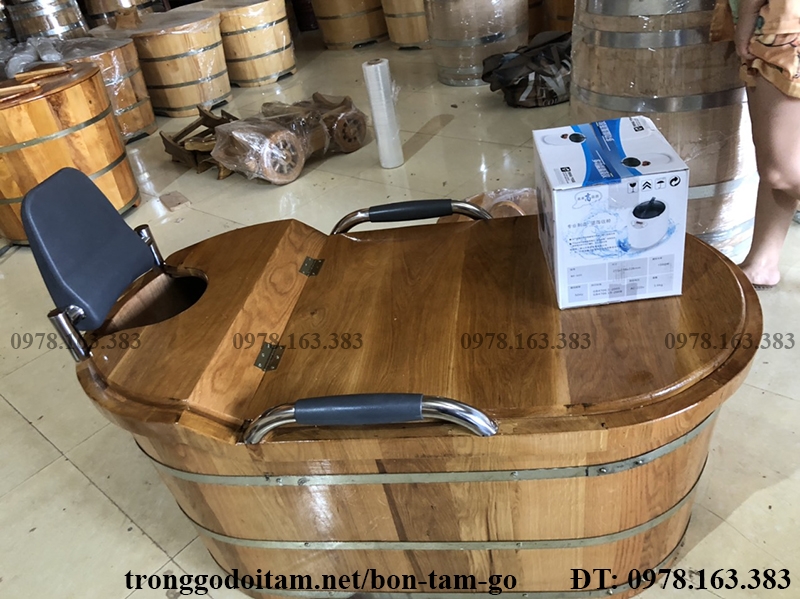 bồn tắm gỗ xông hơi cao cấp