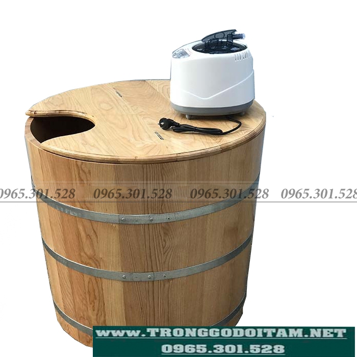 bồn tắm gỗ xông hơi