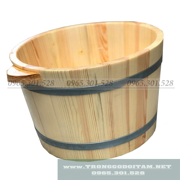 chậu gỗ ngâm chân