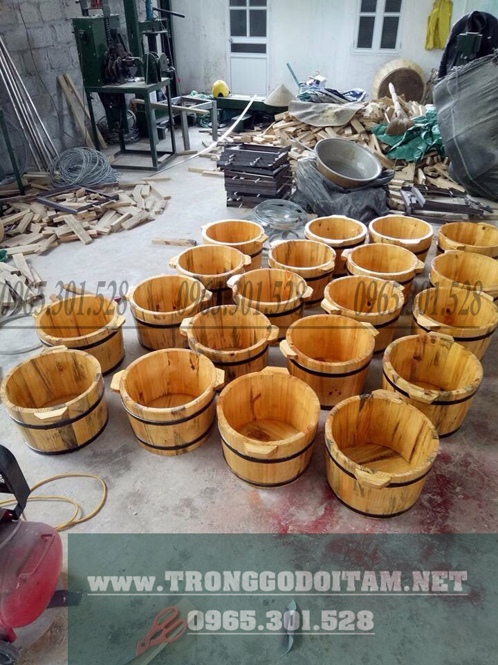chậu gỗ ngâm chân giá rẻ