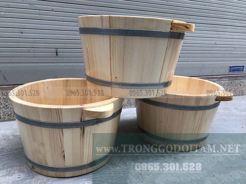 chậu gỗ ngâm chân tại hà nội