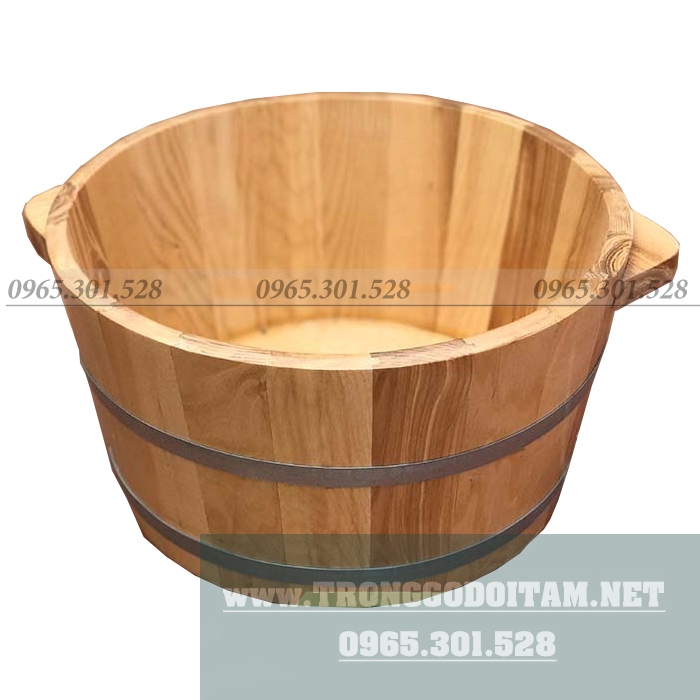GIÁ CHẬU GỖ NGÂM CHÂN BẰNG GỖ SỒI SIÊU BỀN