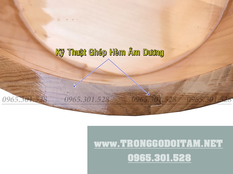Bán chậu ngâm chân bằng gỗ Thông tại Hà Nội