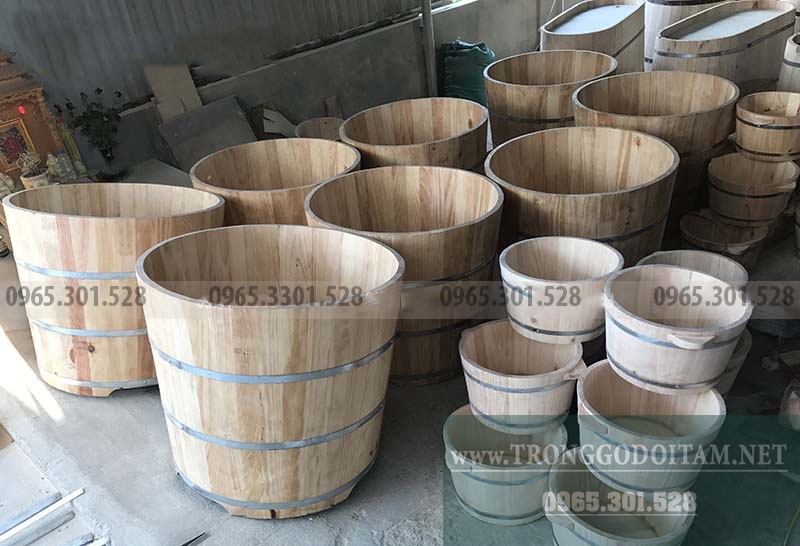xưởng sản xuất bồn tắm gỗ sồi