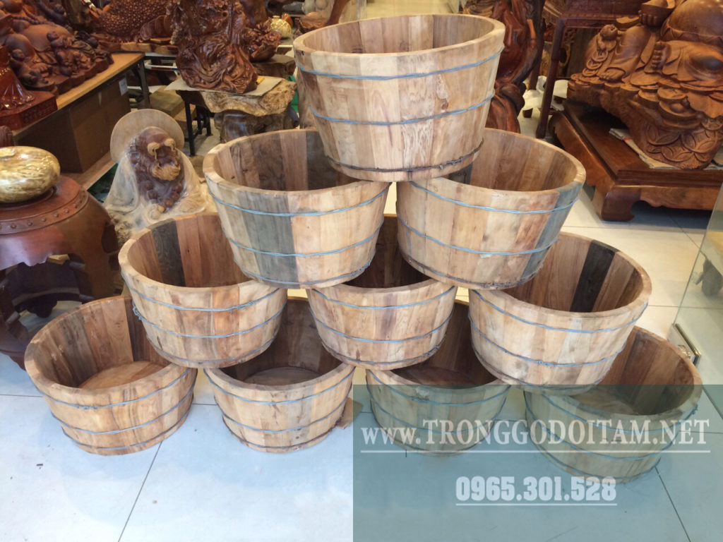ngâm chân bằng chậu gỗ ngọc am cực tốt