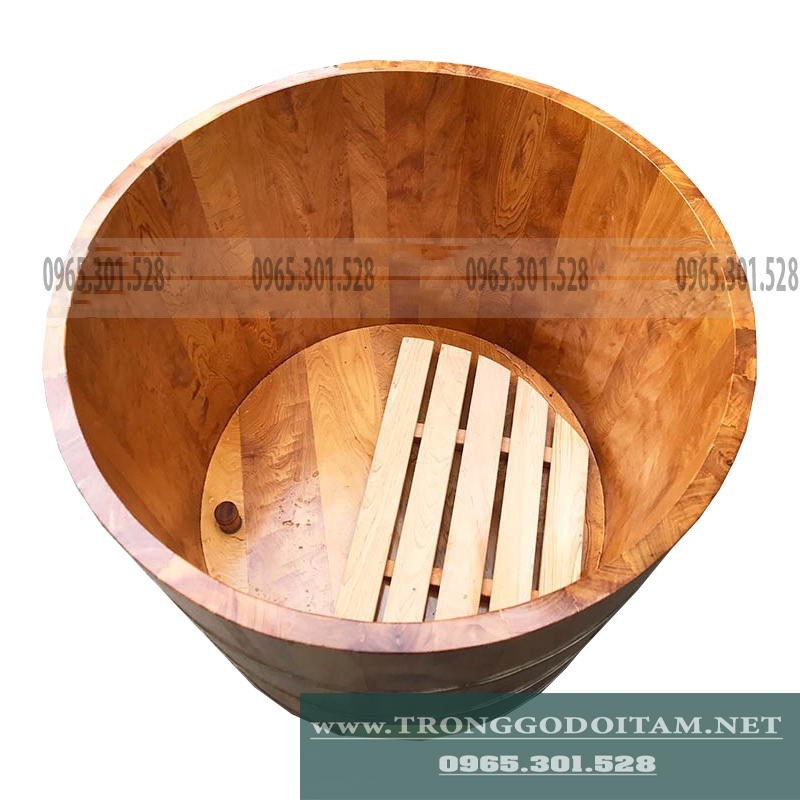bồn tắm bằng gỗ kiểu nhật gỗ pơmu
