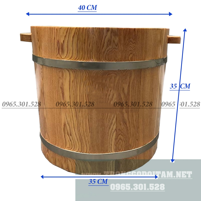 chậu gỗ ngâm chân gỗ pơ mu