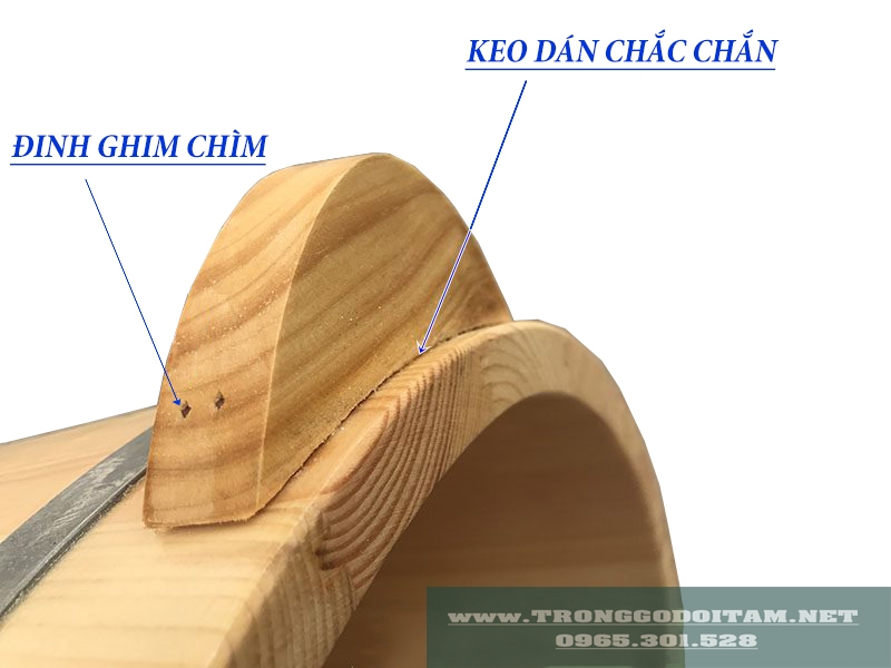 bán thùng ngâm chân gỗ