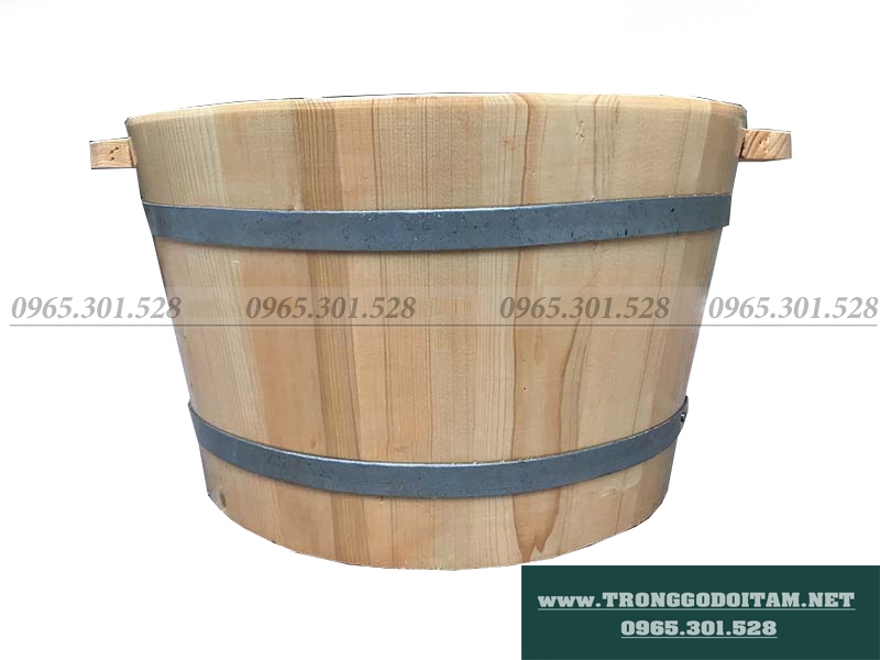 CHẬU NGÂM CHÂN GỖ THÔNG VIỆT NAM