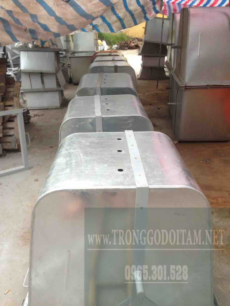 đáy thùng gom rác 500l tôn