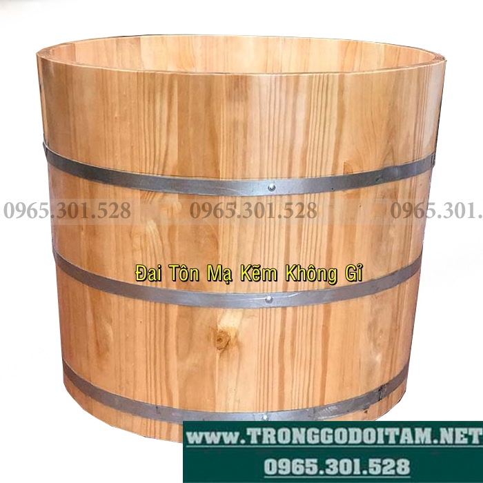thùng tắm gỗ thông nhật ngâm thuốc