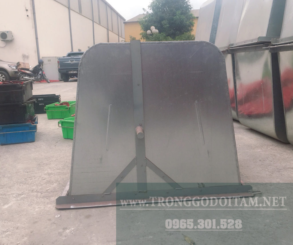 thùng xe gom rác 500l