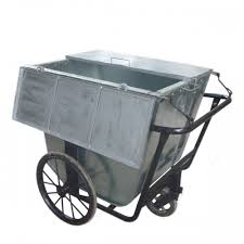 XE GOM RÁC CÓ NẮP 500L TÔN