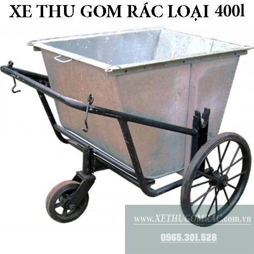 XE GOM RÁC 400L TÔN