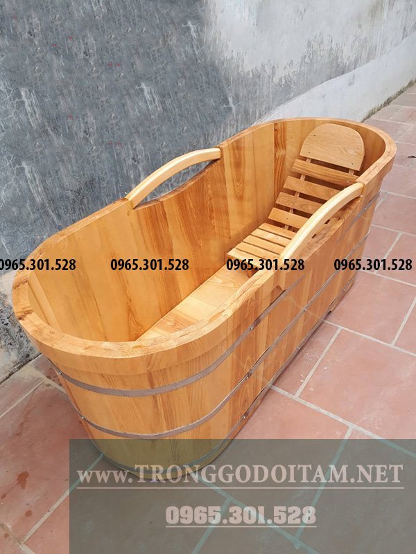 bồn tắm bằng gỗ sồi giá rẻ