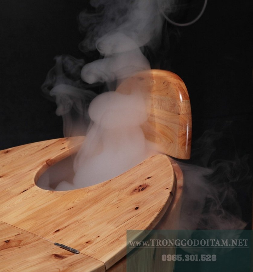 bồn tắm gỗ xông hơi