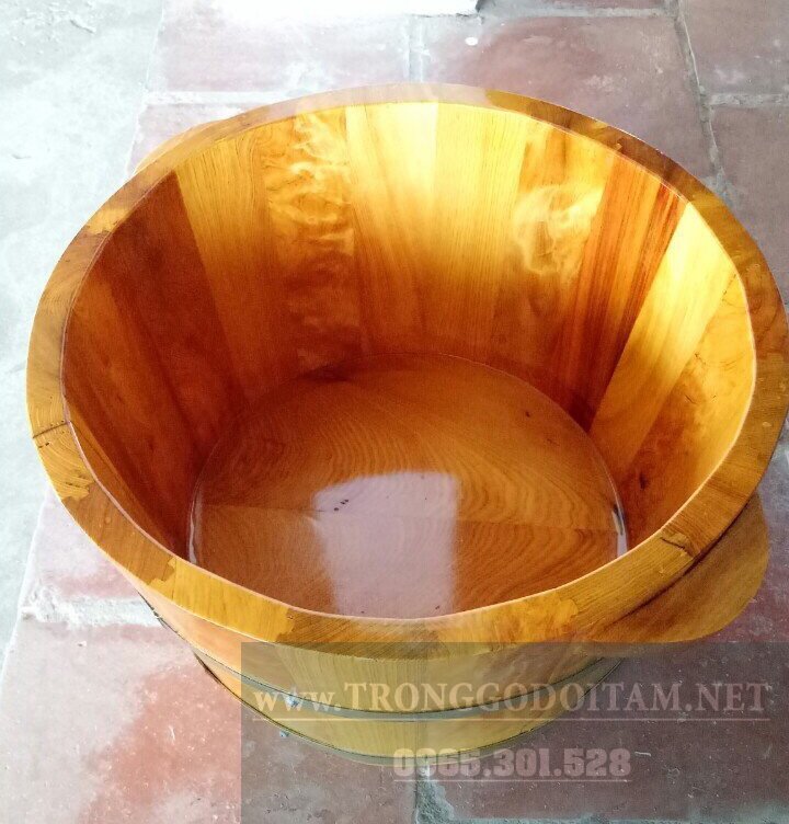 Chậu ngâm chân gỗ Thông giá rẻ, chất lượng cao và mẫu mã đẹp