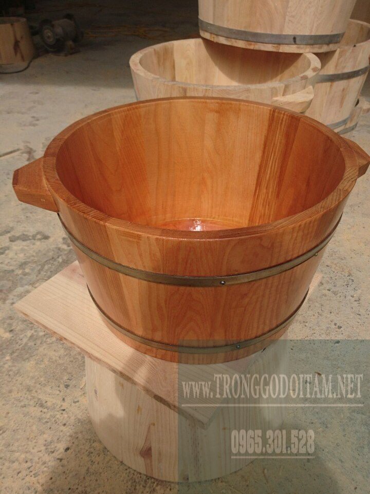chậu gỗ ngâm chân giá rẻ tại hà nội