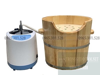 THÙNG GỖ XÔNG HƠI ĐẦU CHĂM SÓC TÓC