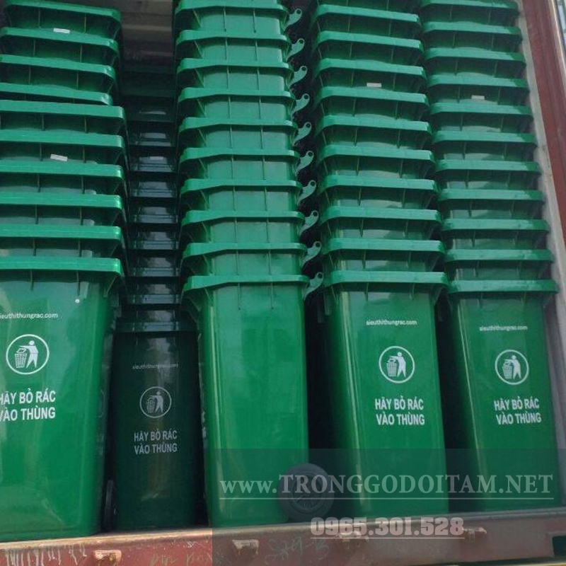 xưởng sản xuất chuyên nhập khẩu các loại thùng rác nhựa hpde