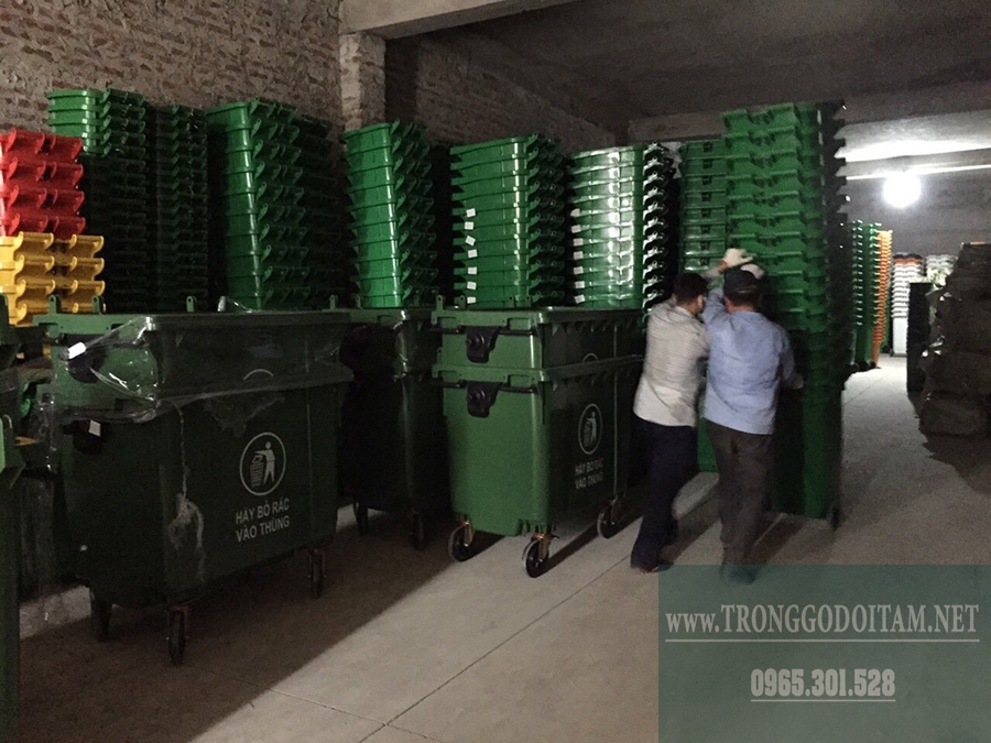 đại lý thùng rác nhựa cung cấp đầy đủ giấy tờ liên quan