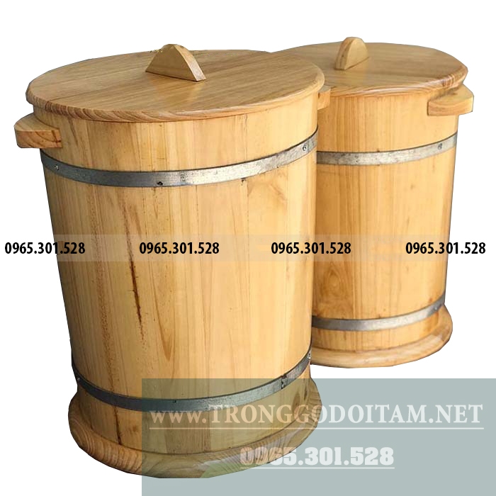 THÙNG GẠO GỖ THÔNG LOẠI 20KG