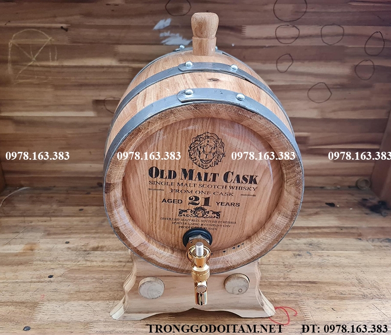 Giá bán thùng rượu gỗ sồi 20l
