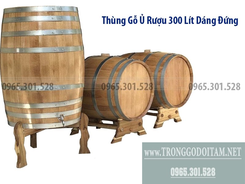 Giá thùng gỗ đựng rượu rẻ hơn thùng nhập khẩu, chất lượng không hề thua kém