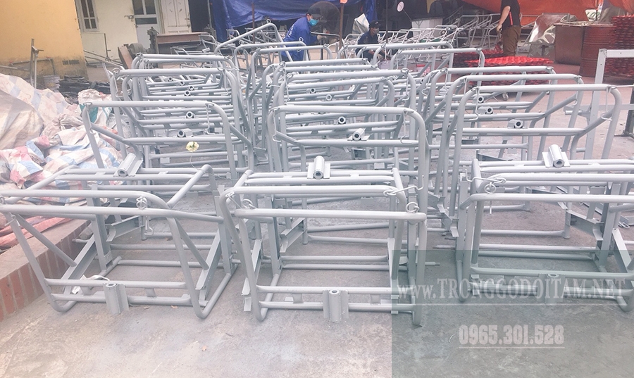 địa chỉ sản xuất khung xe rác 3 bánh đẩy tay