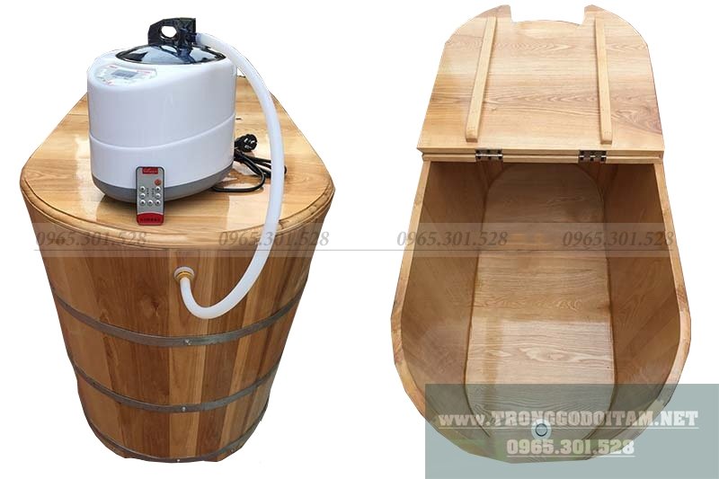 bồn tắm gỗ xông hơi cao cấp