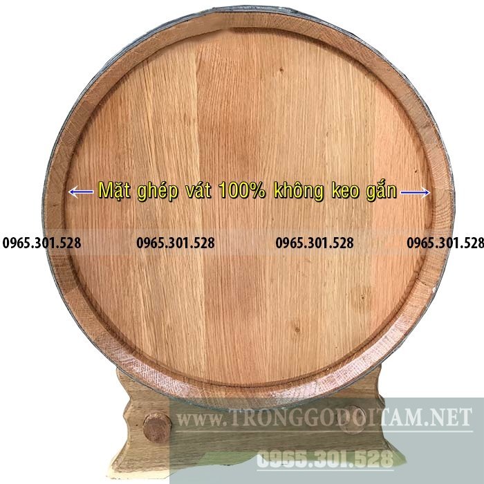 Thùng gỗ Sồi nhập khẩu đóng tại Việt Nam, chất lượng không hề thua kém
