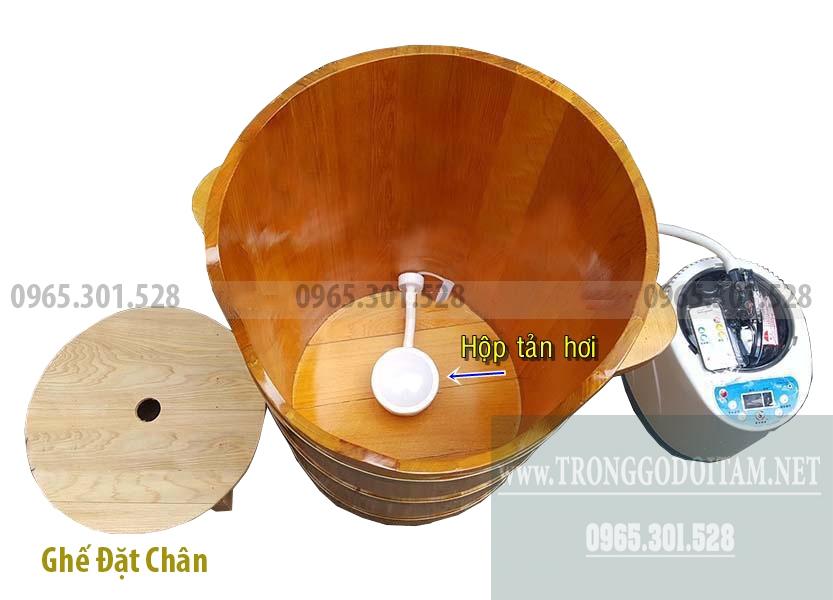 Bán thùng gỗ xông hơi chân giúp đào thải độc tố rất hữu hiệu