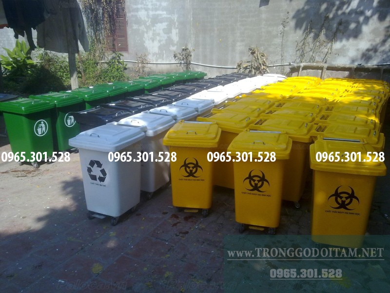xưởng sản xuất thùng rác nhựa