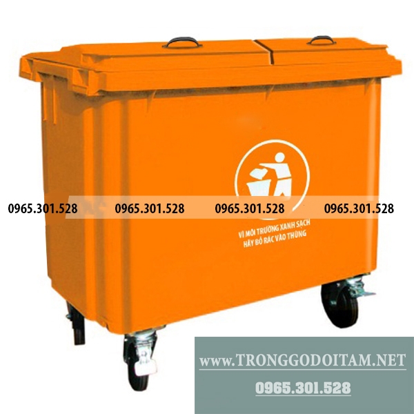 THÙNG RÁC NHỰA 660L GIÁ RẺ COMPOSITE