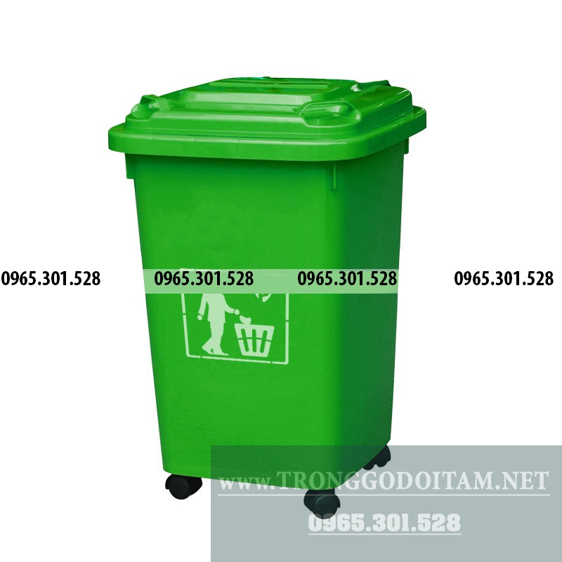 thùng rác nhựa composite 60l