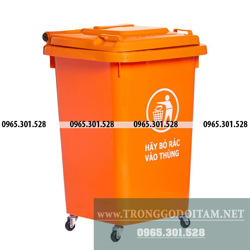 thùng rác nhựa công cộng 60 lít