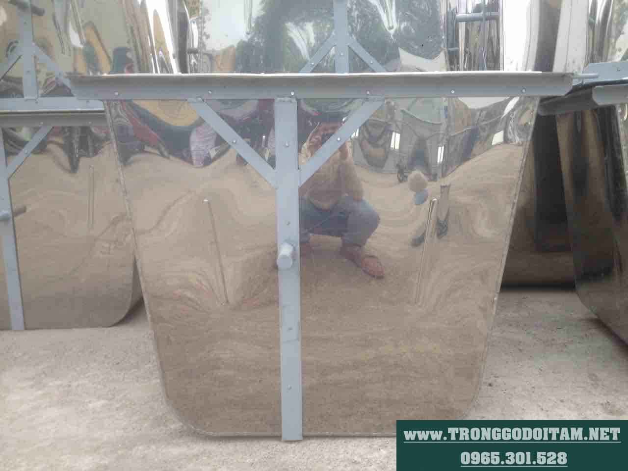 THÙNG XE GOM RÁC INOX LOẠI 500L